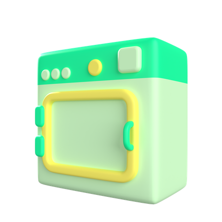 Incubadora de horno  3D Icon