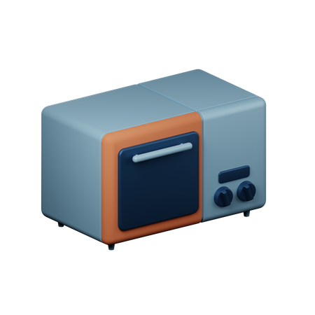 Horno microondas  3D Illustration