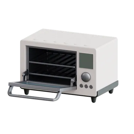 Horno y tostadora  3D Icon