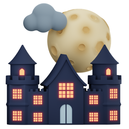 Horror Castle  3D Icon