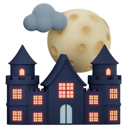 Horror Castle  3D Icon