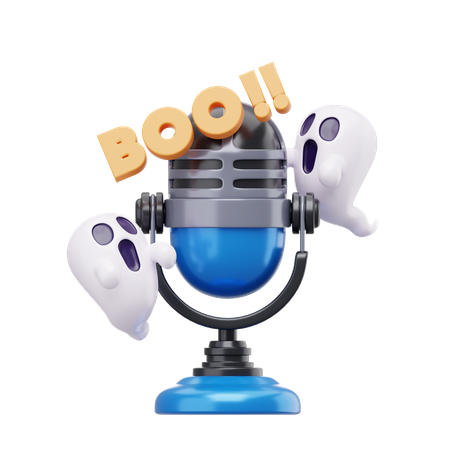 Horror Podcast  3D Icon