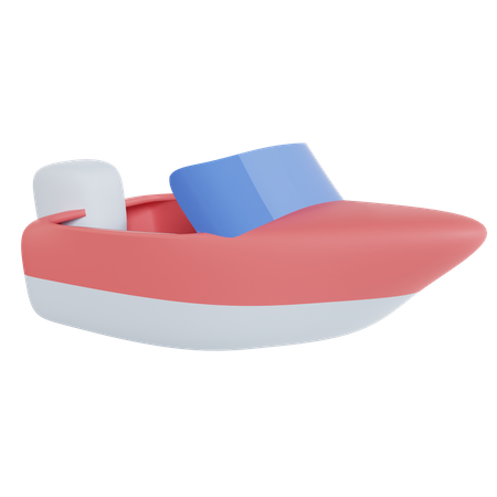 Bateau rapide  3D Icon