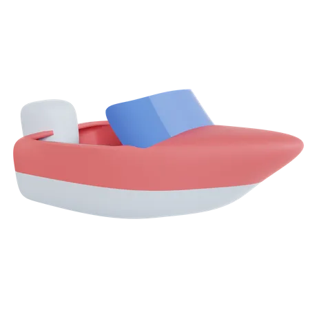 Bateau rapide  3D Icon