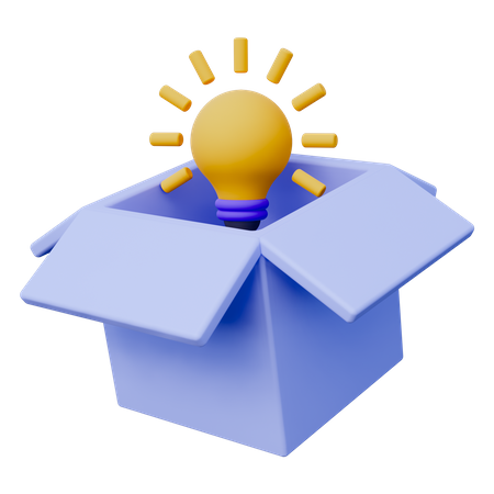 Hors de la boîte  3D Icon