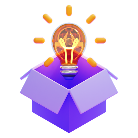 Hors de la boîte  3D Icon