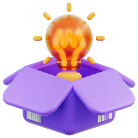 Hors de la boîte  3D Icon