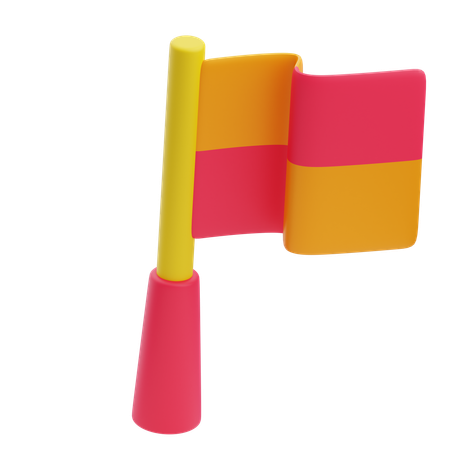 Drapeau de hors-jeu  3D Icon