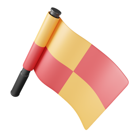 Drapeau de hors-jeu  3D Icon