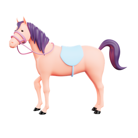 Horse  3D Illustration