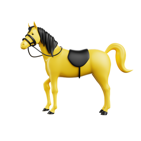 Horse  3D Illustration