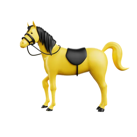 Horse  3D Illustration