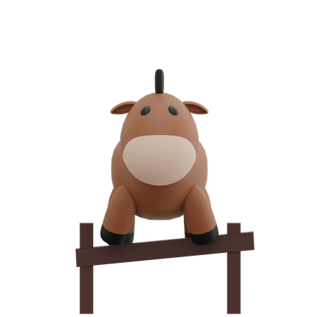 Horse  3D Illustration