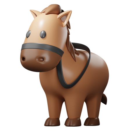 Horse 3D Icon