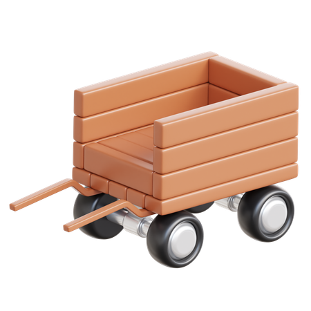 Horse Cart  3D Icon