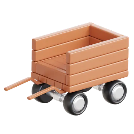 Horse Cart  3D Icon