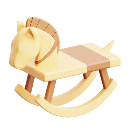 Horse Chair  3D Icon
