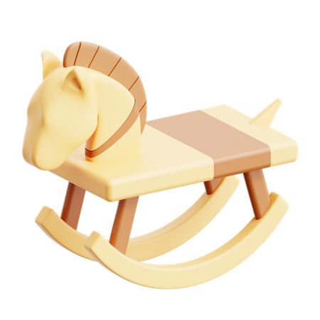 Horse Chair  3D Icon