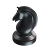 Horse Chess Piece Black