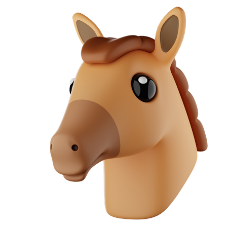 馬の絵文字  3D Icon