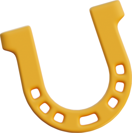 말굽  3D Icon