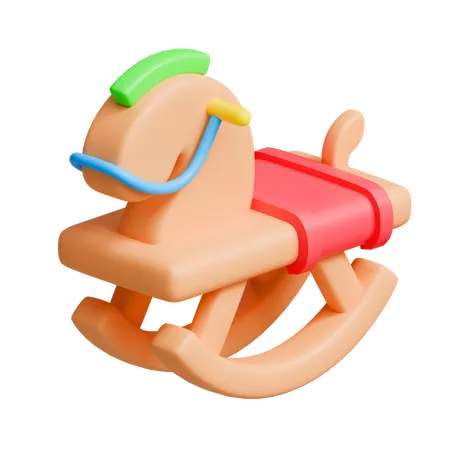 Horse Toy 3D Icon