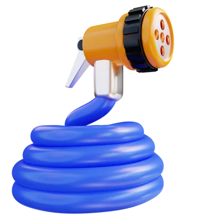 3 D Illustration Hosepipe 3D Icon