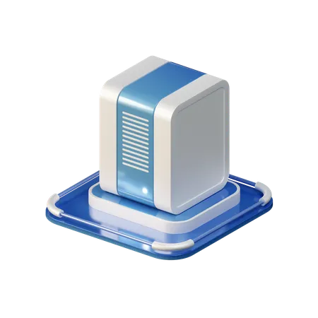 Alojamento de servidor  3D Icon