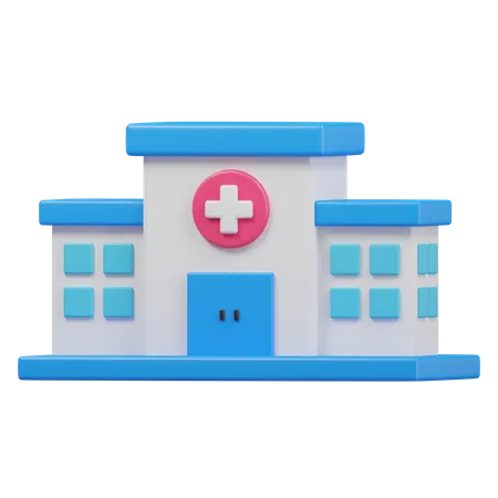 Hospital 3 D Illustration 3D Icon