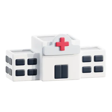 Hospital Medical 3 D Icon 3D Icon