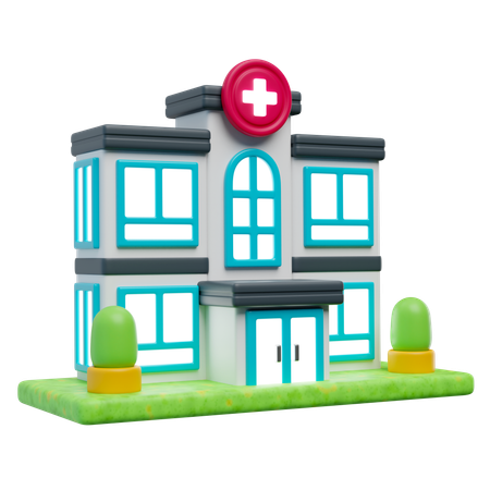 Hospital  3D Icon