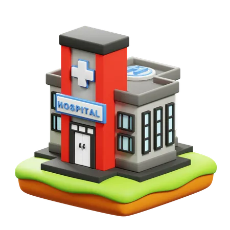 Hospital  3D Icon