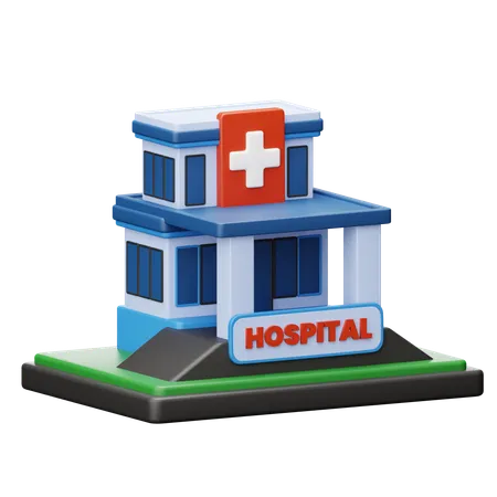 Hospital  3D Icon