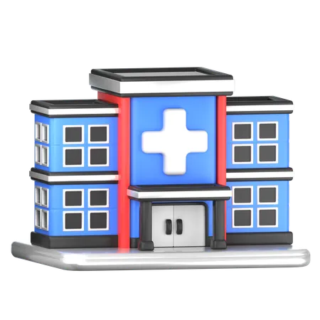 Hospital  3D Icon