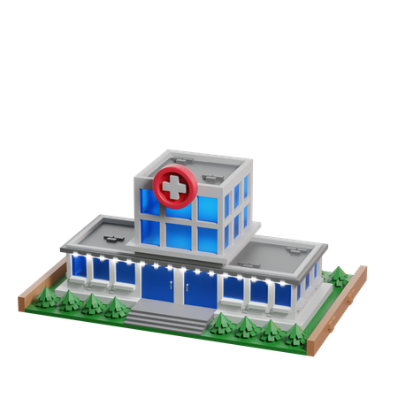 Hospital  3D Icon