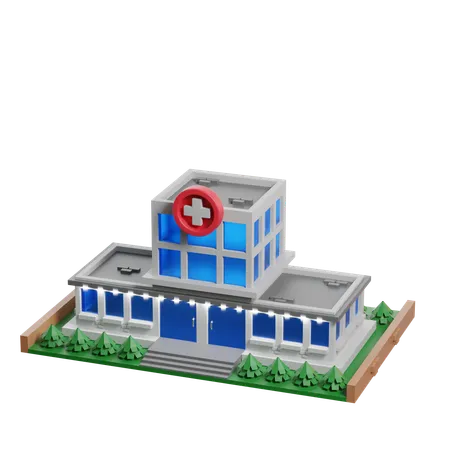 Hospital  3D Icon