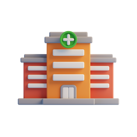 Hospital  3D Icon