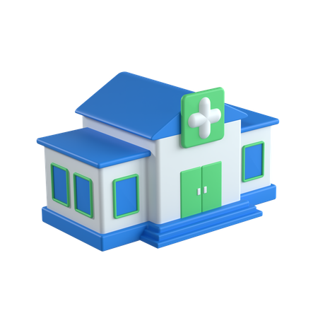 Hospital  3D Icon