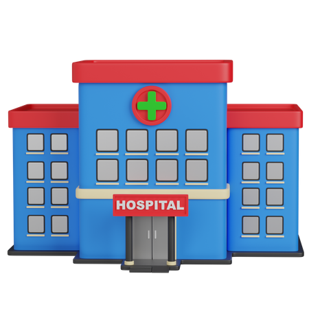 Hospital  3D Icon