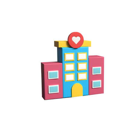 Hospital  3D Icon
