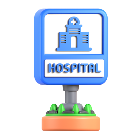 Hospital  3D Icon
