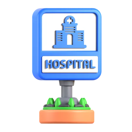 Hospital  3D Icon