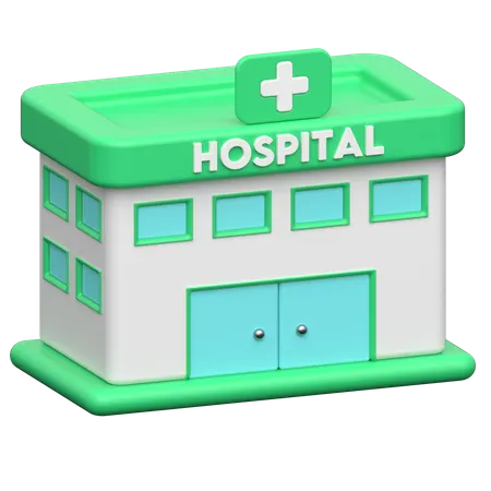 Hospital  3D Icon