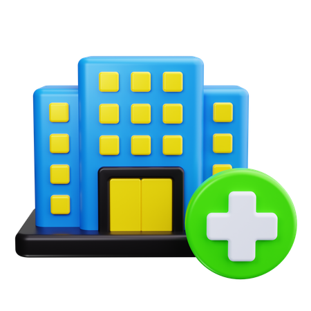 Hospital  3D Icon