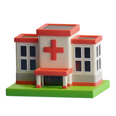 Hospital  3D Icon