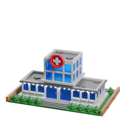 Hospital  3D Icon