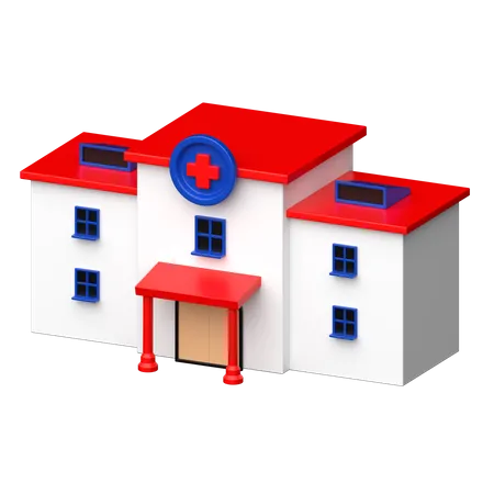 Hospital  3D Icon