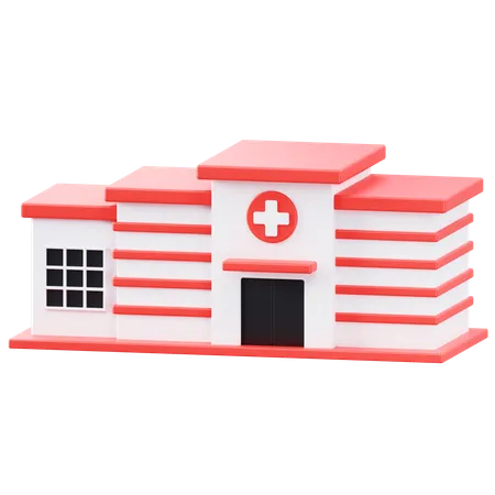 Hospital  3D Icon