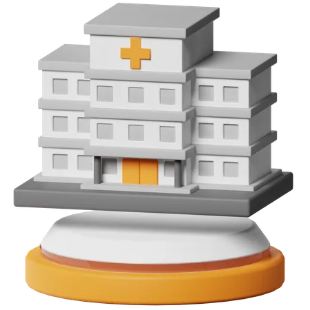 Hospital  3D Icon