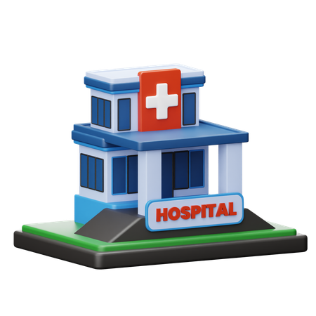 Hospital  3D Icon